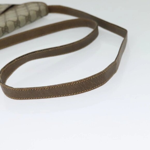 GUCCI GG Supreme Shoulder Bag PVC Beige Gold Auth th6212 - Picture 8 of 16